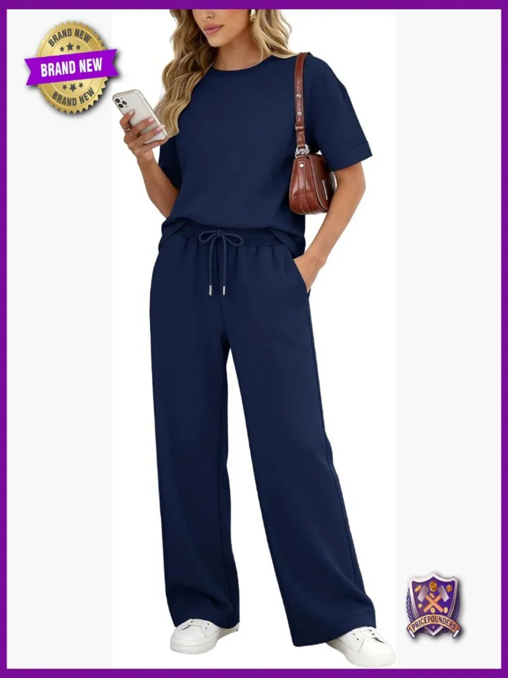 2 Piece Lounge Set Sweatsuit Women's Casual Summer Matching Pants Outfit